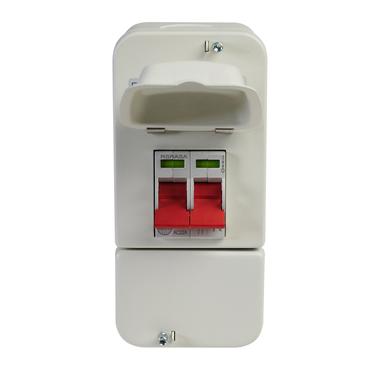 Switch, REC DP Twin Terminal Clamp