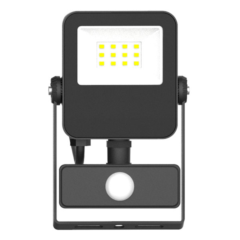10W Floodlight, Skyline Slim+ LED c/w PIR