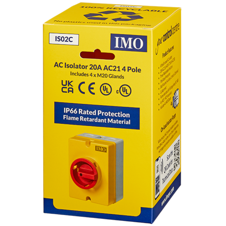 Isolator, Mixed Load 4Pole IP65