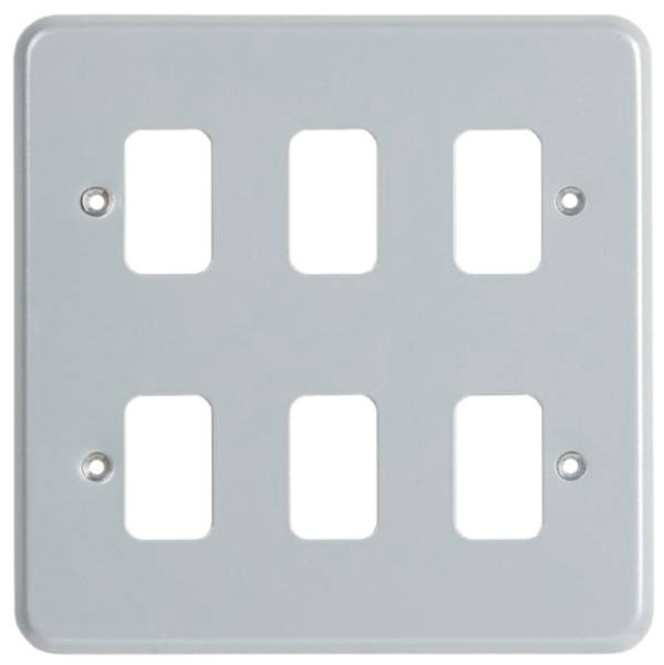 Frontplate, 6 Module