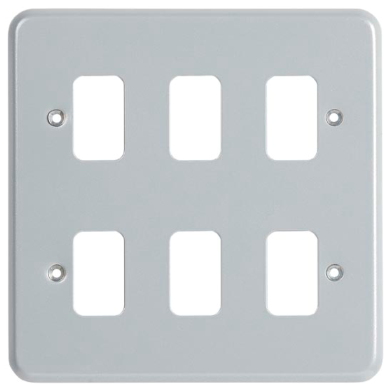 Frontplate, 6 Module