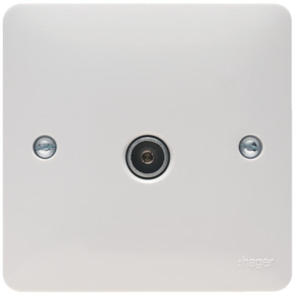 Hager WMTVF TV Socket 1G Female