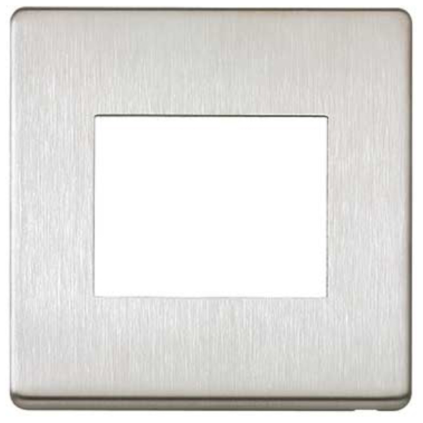 Frontplate, 2 Module Euro