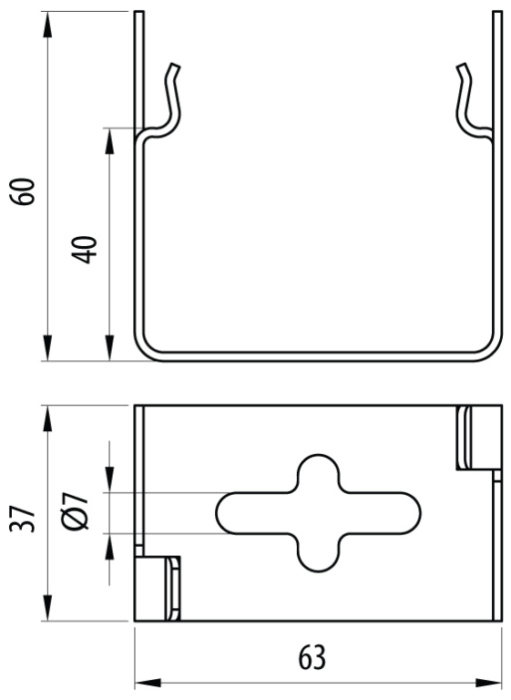Bracket, Base Support 60