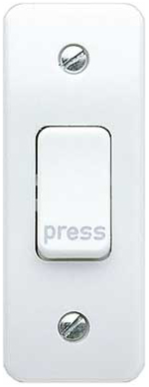 Switch, 1 Gang SP Architrave Press
