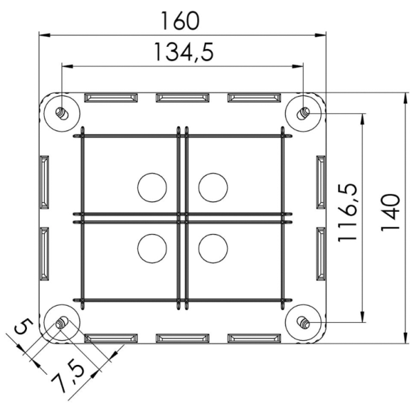 Junction Box, Combi 1210/5 c/w 5 Pole Terminal, IP66/67 - Image 2