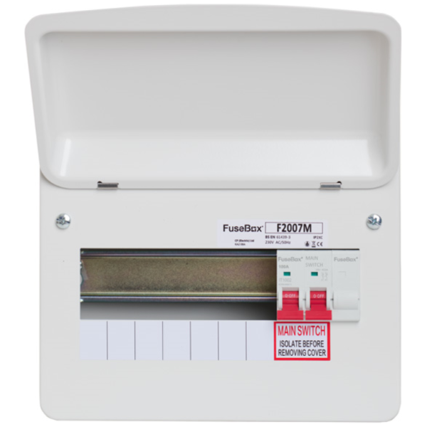 FuseBox F2007M Consumer Unit 7 Way 100A - Image 2