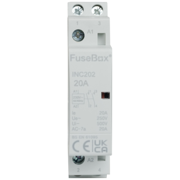 FuseBox Contactor DP 20A 230V 1-MOD - Image 2