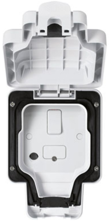 Connection Unit, 1 Gang DP Switched Fused IP66