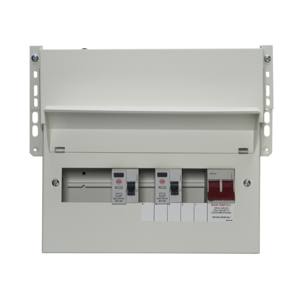 Consumer Unit, 7 Way Skeleton AM3 Dual RCD, Type A Flexible
