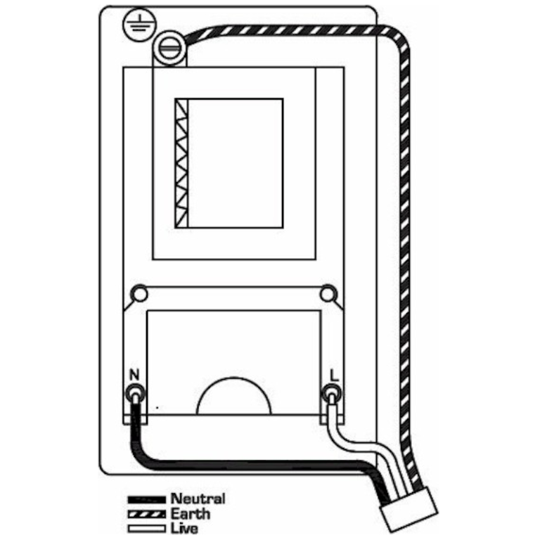 Hamln 8MWSHSW Shaver Socket Matt White