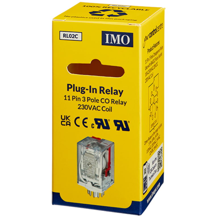 Relay, Plug-In Power 3P 11 Pin, RR3PI 230AC