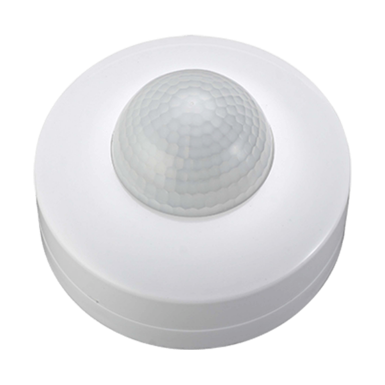 Ovia Ceiling Mounted 360Deg PIR Whi IP44 88mm OD