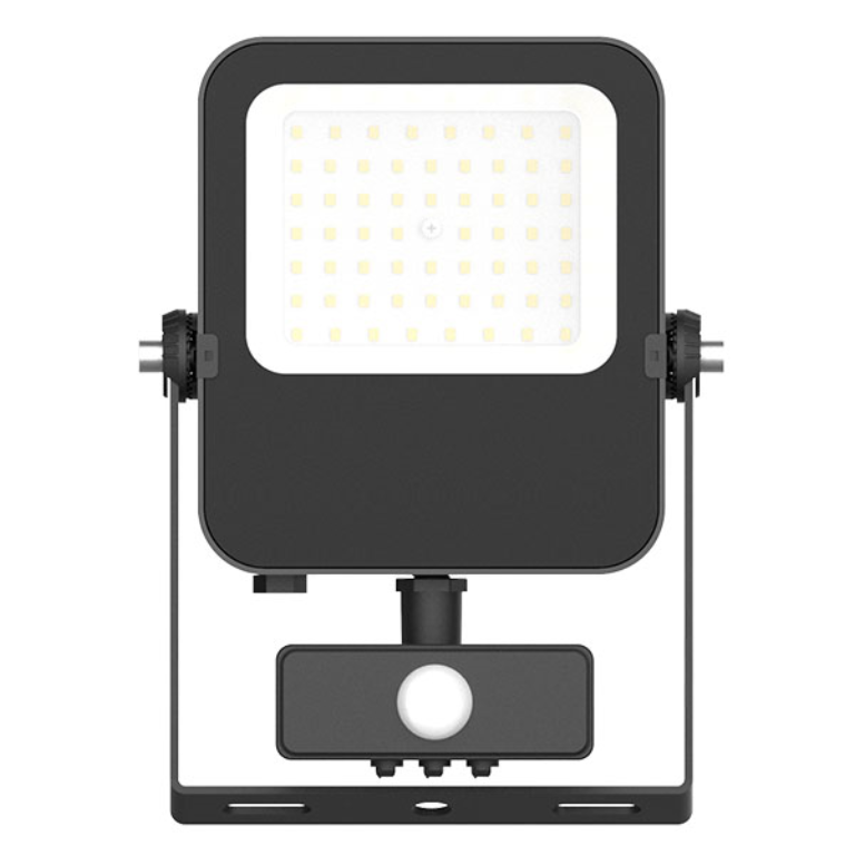 50W Floodlight, Skyline Slim+ LED c/w PIR