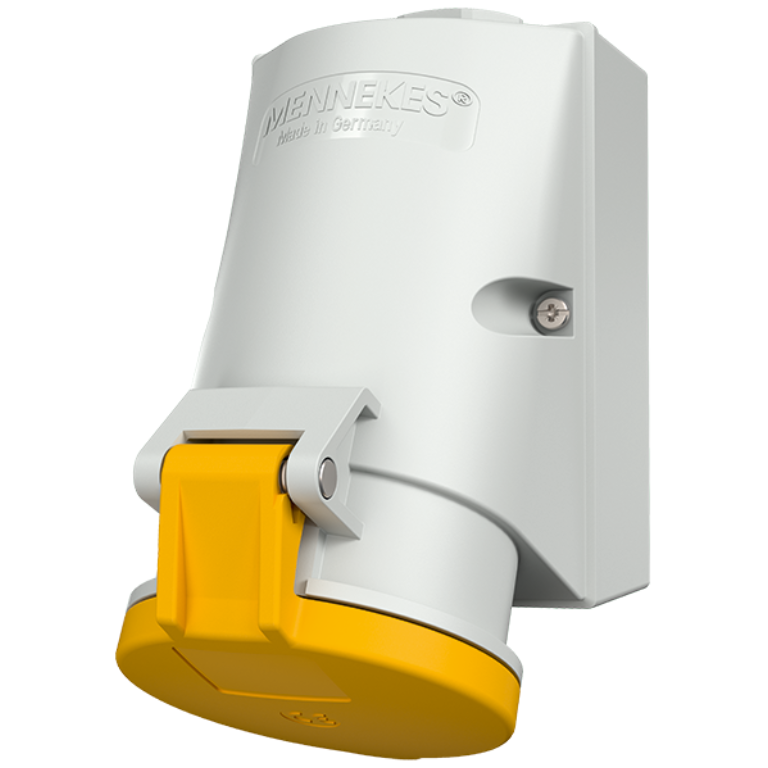Wall Socket, 2P+E Surface IP44