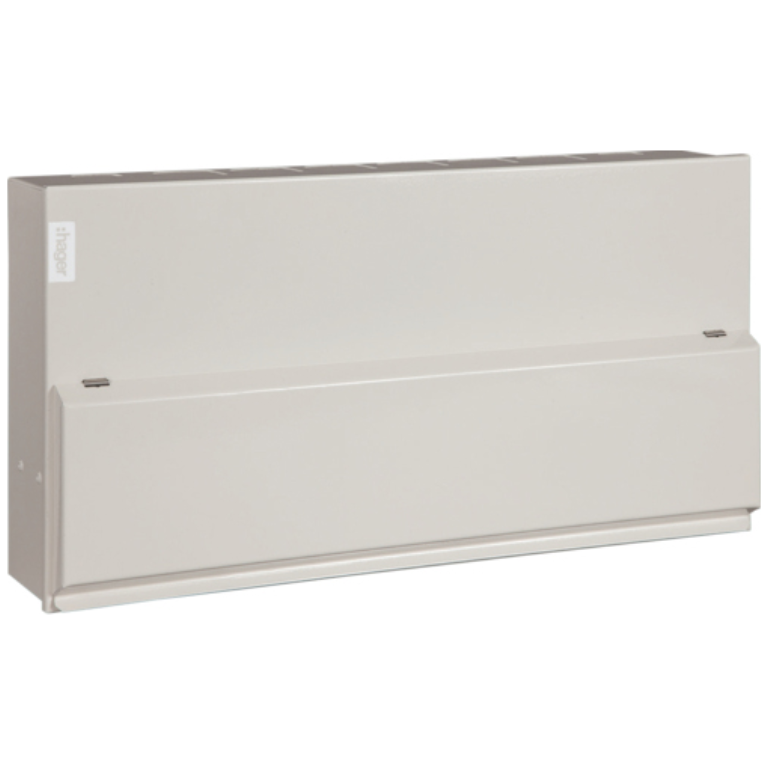 Consumer Unit, 16 Way HI Split Load Configurable, Unprotected Switch RCCB