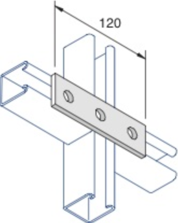 3 HOLE FLAT PLATES (SB507) P1065 - Image 3