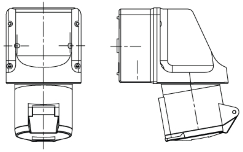Socket, Wall 2P+E Entry Various IP44