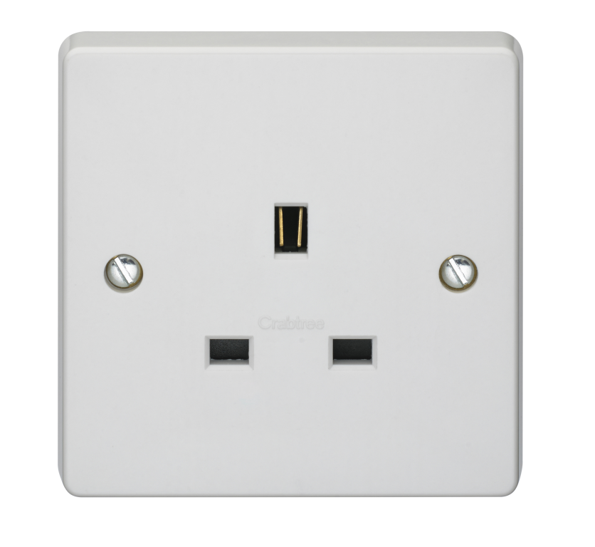 Socket, 1 Gang Unswitched