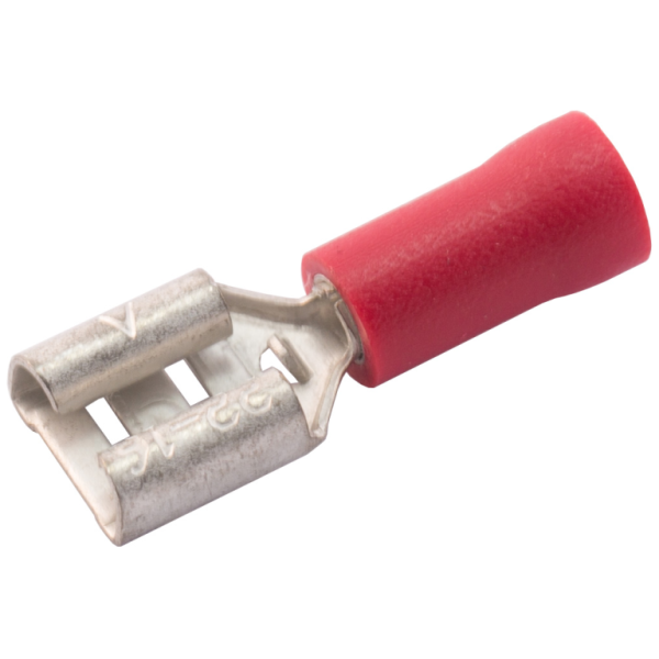 Terminal, Push-On Female Preinsulated, Pack 100