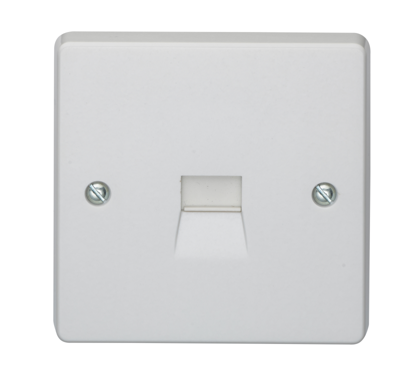 Socket, 1 Gang Telephone Master