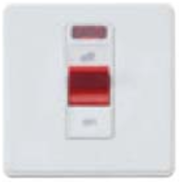 Switch, 1 Gang DP c/w Neon