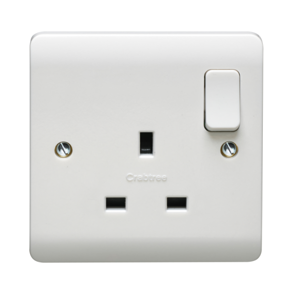 Socket, 1 Gang DP Switched Dual Earth