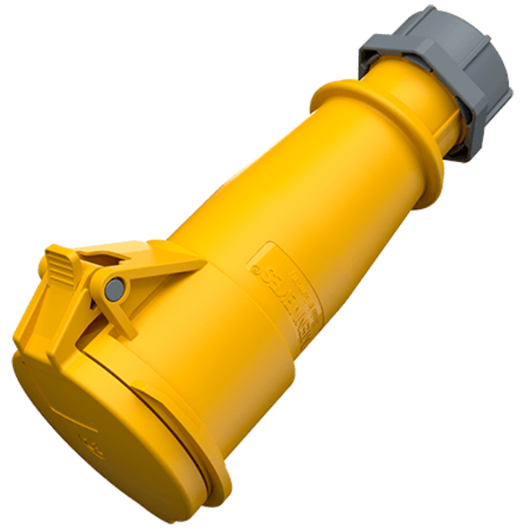 Connector, 2P+E AMTOP IP44