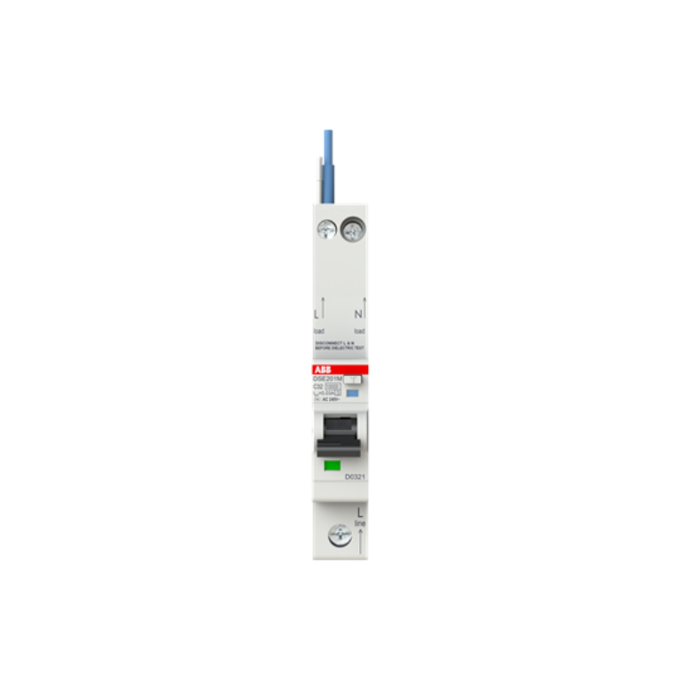 RCBO, DSE201M SPN Class AC Type C