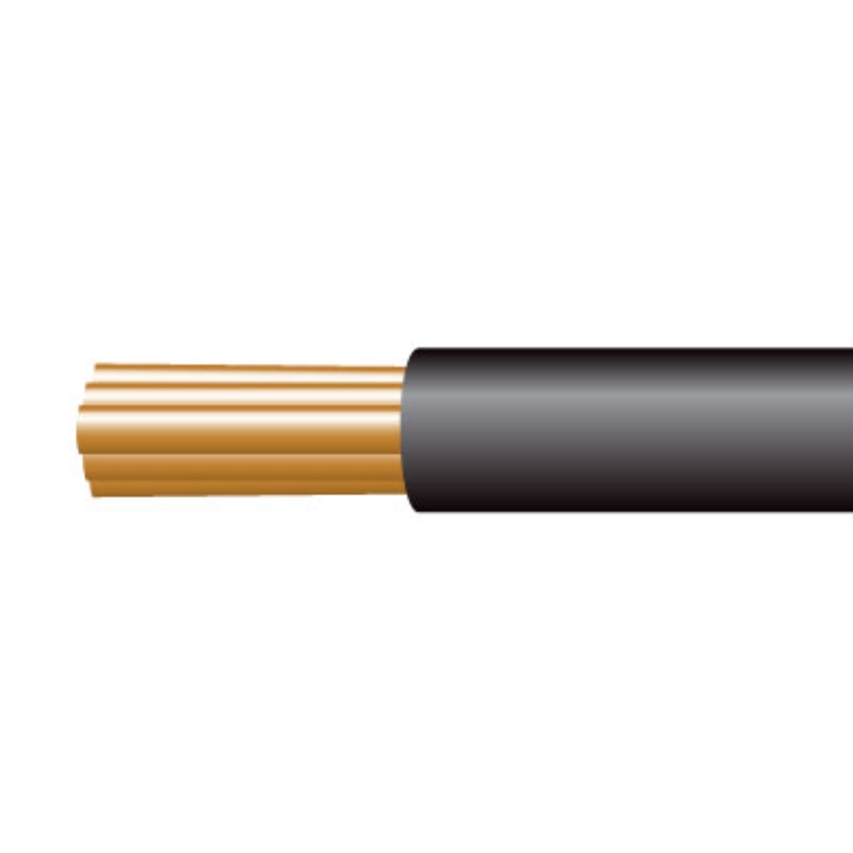 2.5MM SINGLES-BLACK(100)