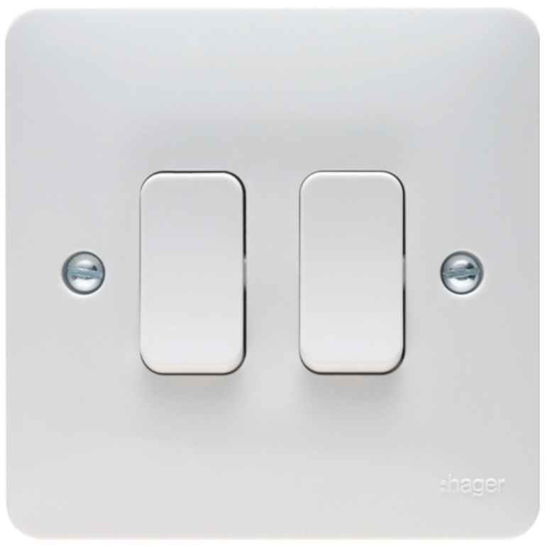 Hager WMPS22 Wall Switch