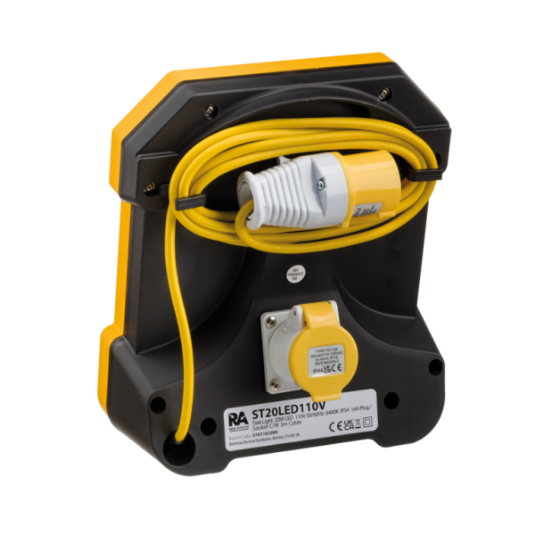 Task Light, LED IP44 c/w 16A Plug & 3m Cable - Image 2