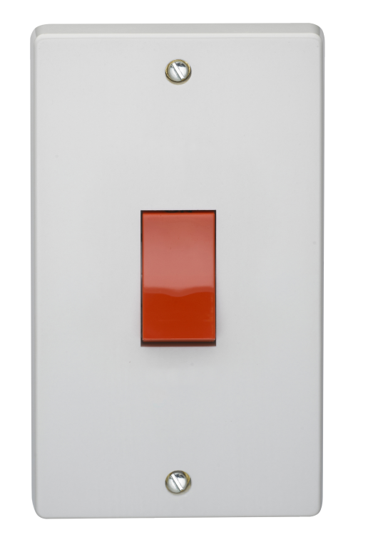Control Switch, 1 Gang DP (Large 2G Plate)
