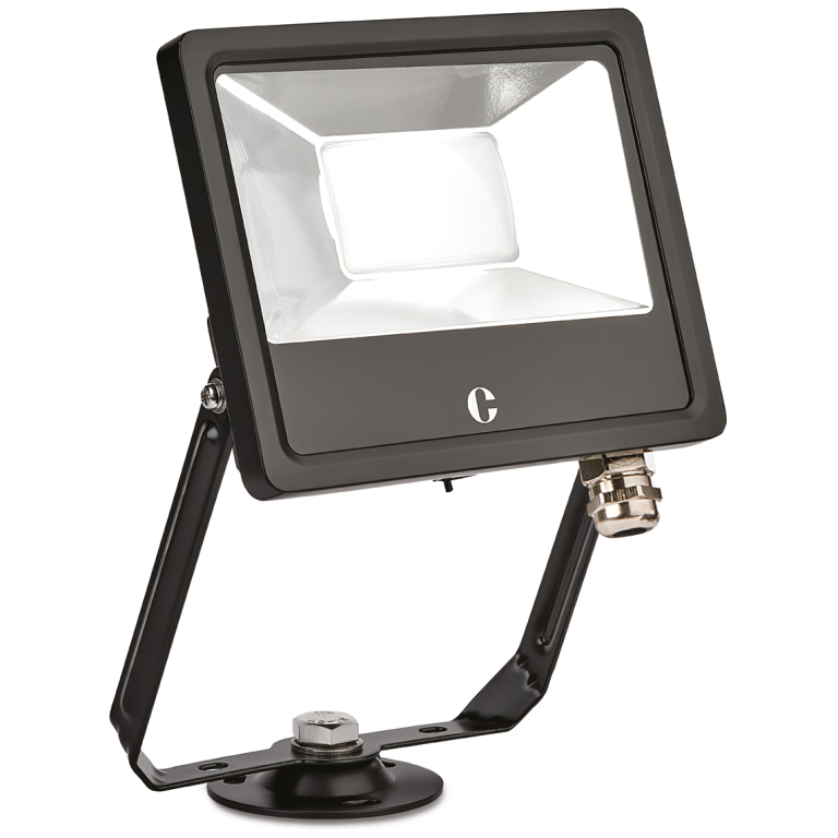 30W Floodlight, Colour Switchable IP65, Non PIR Tilt-Twist-Turn Bracket