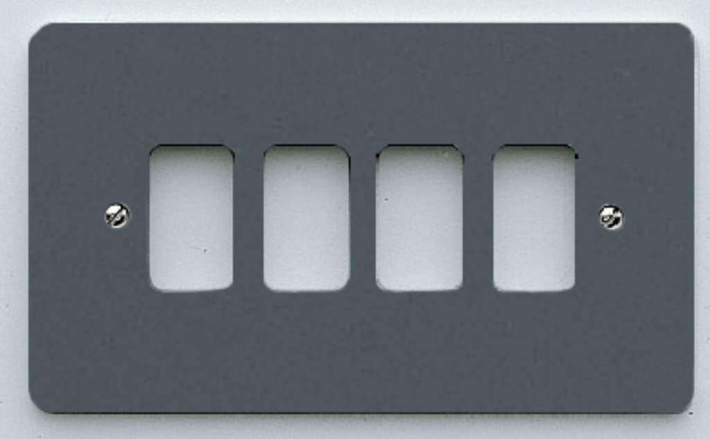 Frontplate, 4 Module