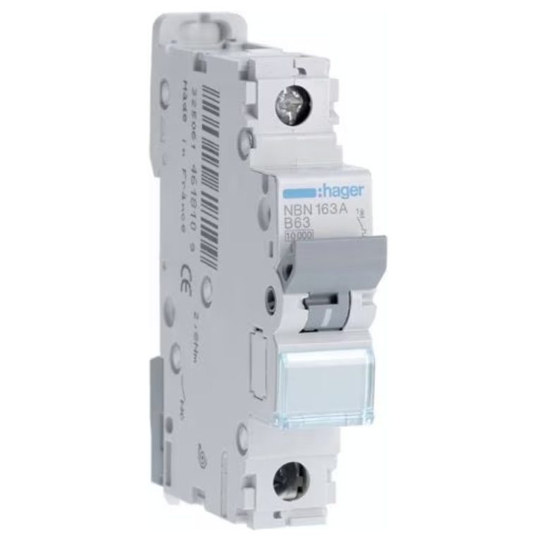 Hager NBN163A MCB SP Typ