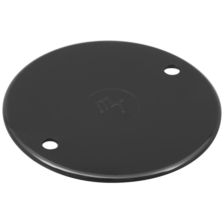 MT 65MM CIRC LID BLK