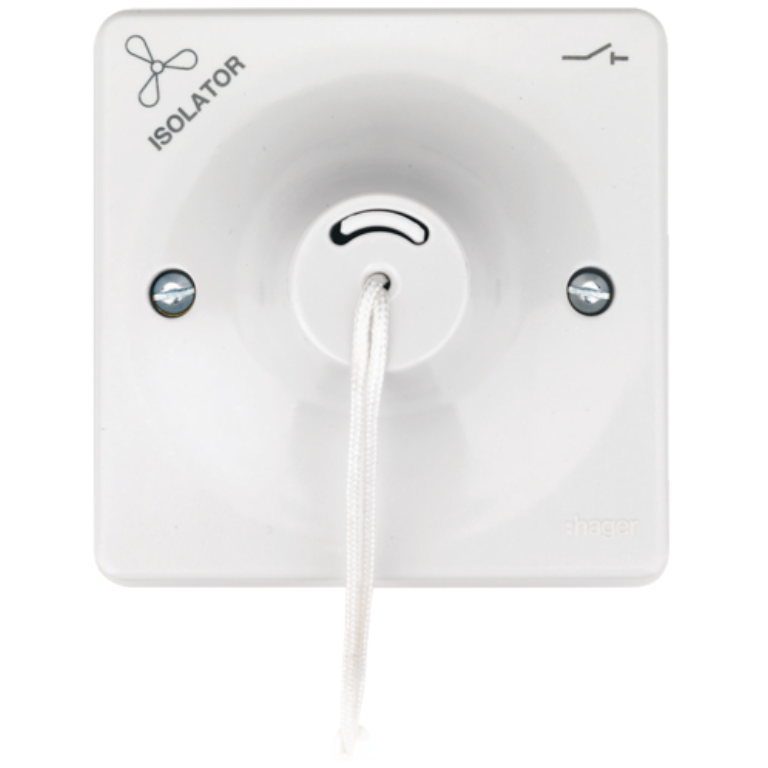 Ceiling Switch, TP Marked Fan & Isolator