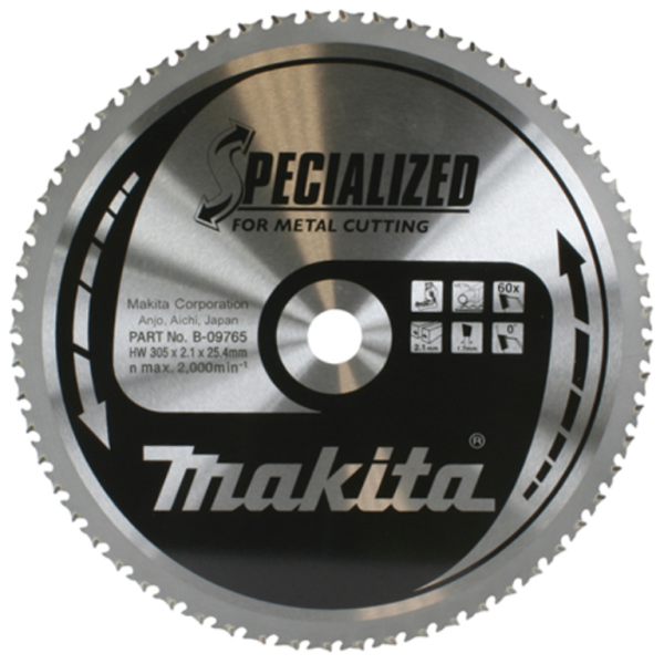 Blade, Specialised Metal Cutting 60 Teeth