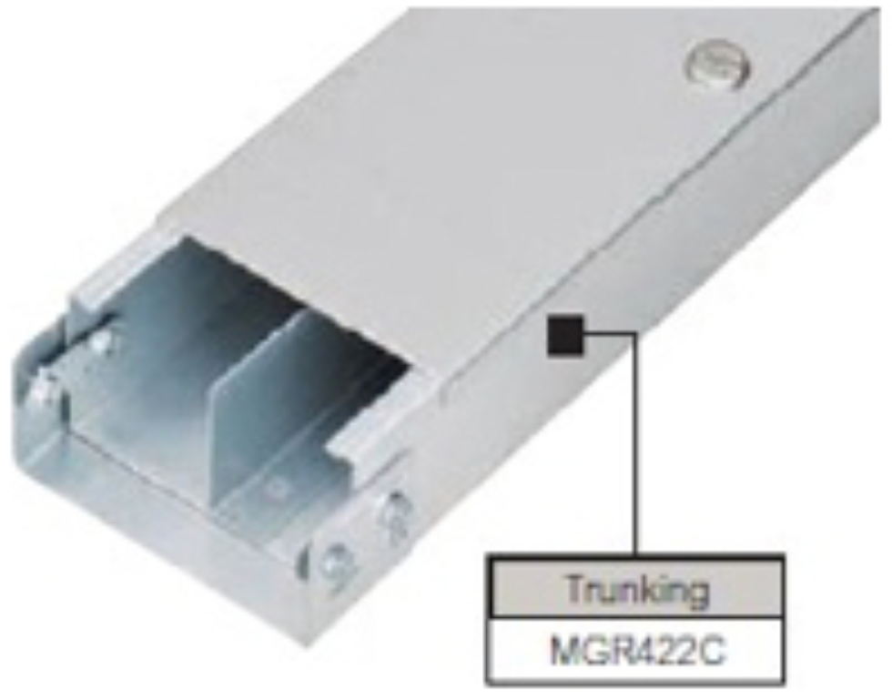 Coupler, Trunking U Shape IP30/IP4X, c/w Screws