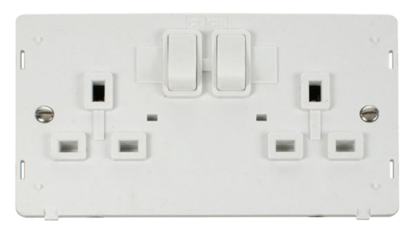 Socket, Interior 2 Gang DP Switched
