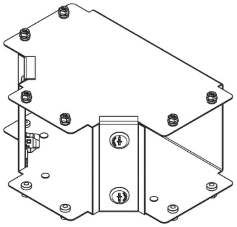 Tee, 1 Compartment Inside Lid Gusset, IP30