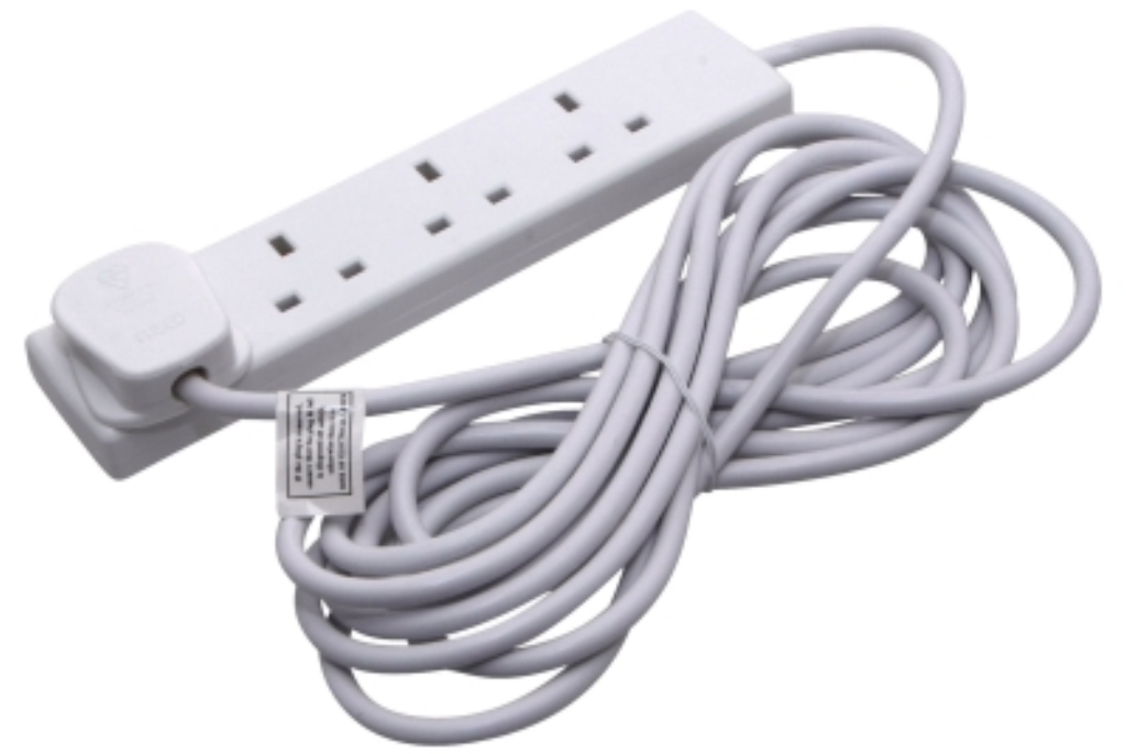 Extension Lead, Trailing 4 Socket, Polybag