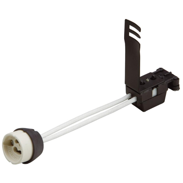 Lampholder, GU10 c/w Stirrup Bracket &, Covered Terminal Block