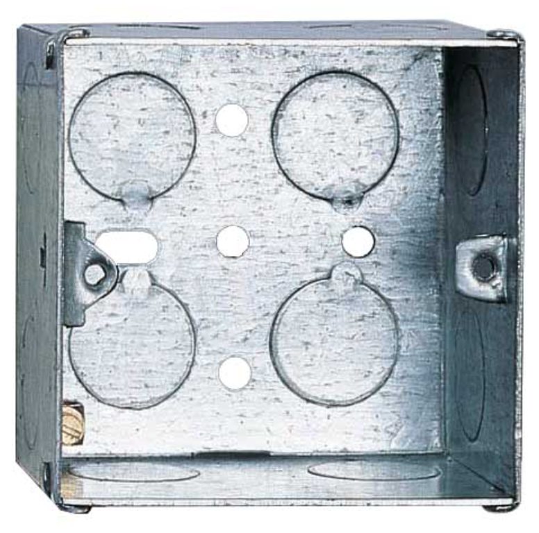 Box, 1 Gang Back Flush