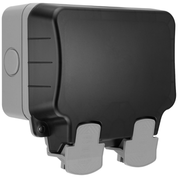 Socket, 2 Gang Unswitched IP66 - Image 2