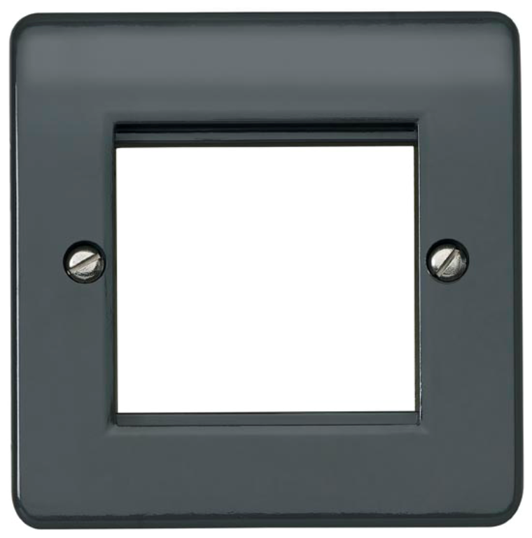 Frontplate, 2 Module Euro
