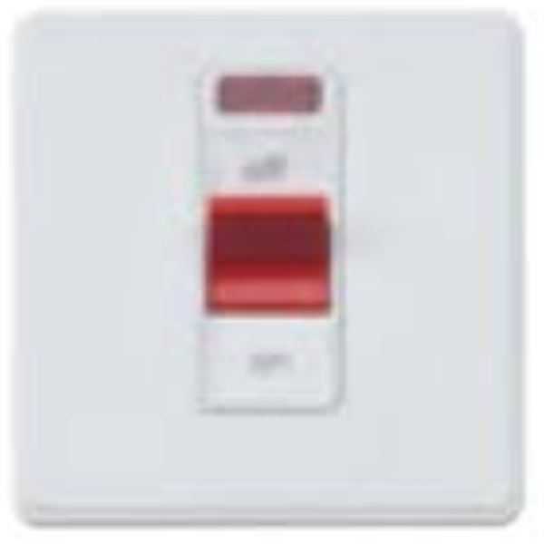 Switch, 1 Gang DP c/w Neon