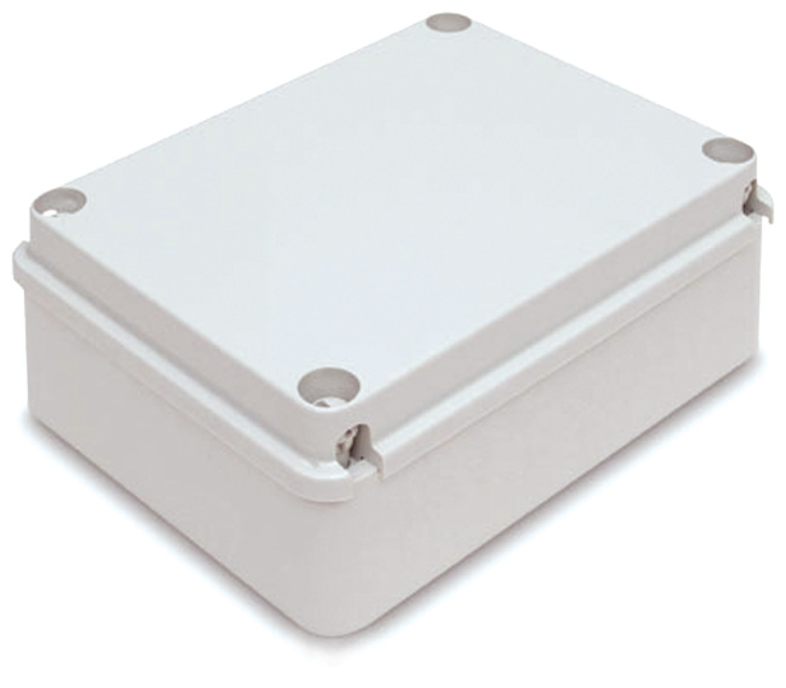 Junction Box, c/w Smooth Sides & Screwed Cover, IP54