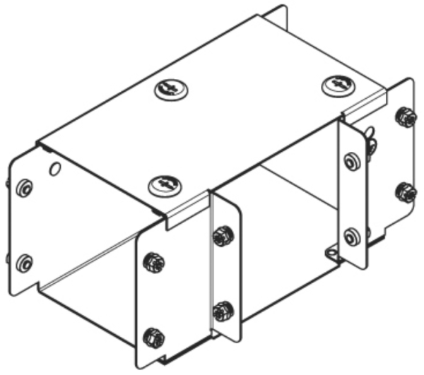 Tee, 1 Compartment Top Lid Square, IP30